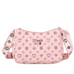 Letter Printed Bag Pink