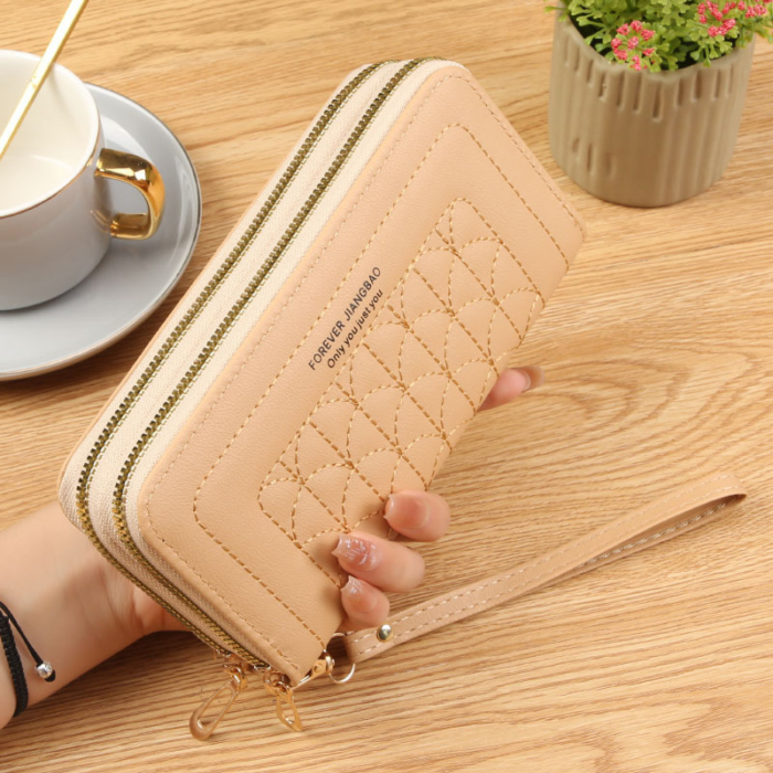 Spcy-23 double zipper Apricot