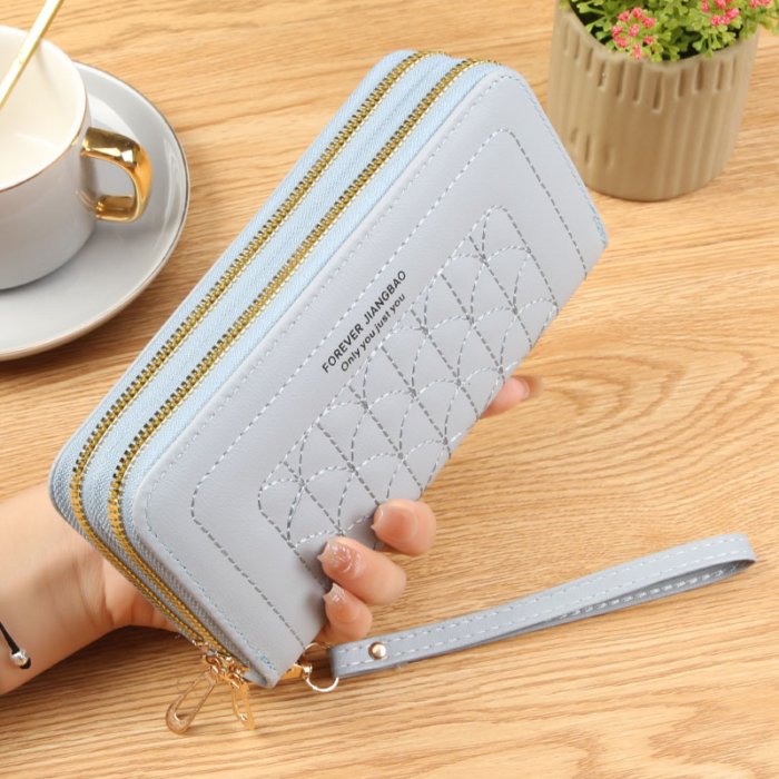 Spcy-23 double zipper Light Blue